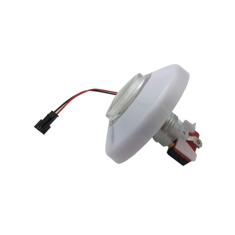 LED Arcade Button with Micro Switch Illuminated Button for Doll Machine Colorful DC 12V 76mm Diameter