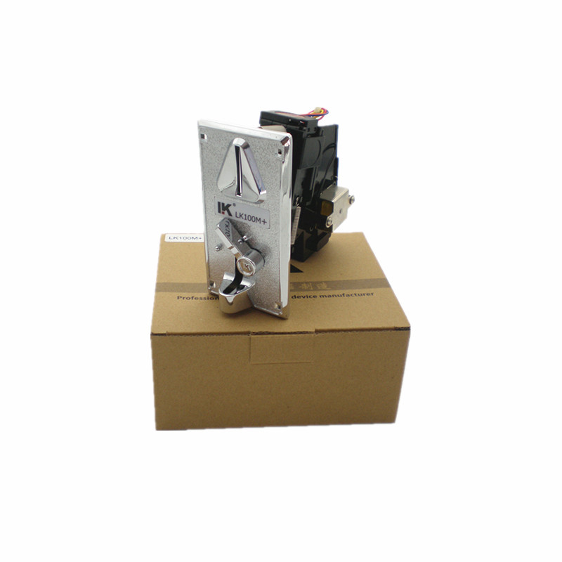 LK 100M+ Alloy Panel CPU Coin Acceptor Roll Down Programmable Coin Size Arcade Redemption  Machine
