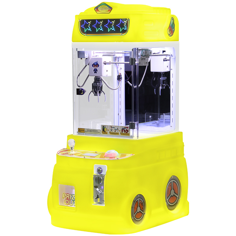 Rotomolded Style Mini Claw Crane Machine With Top Dot Matrix Display Rotomolded case Miti color avalaible