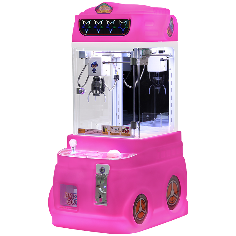 LED Mini Claw Crane Machine With Top Dot Matrix for your business Ad
